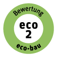 Logo Minergie-ECO Gut geeignet