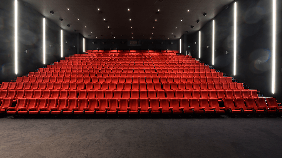 Ein moderner Kinosaal
